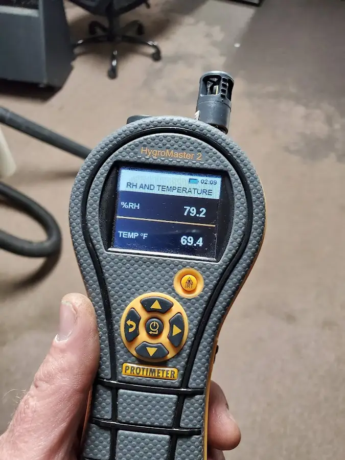 Moisture meter humidity assessment for Mold Remediation & Removal in Powell